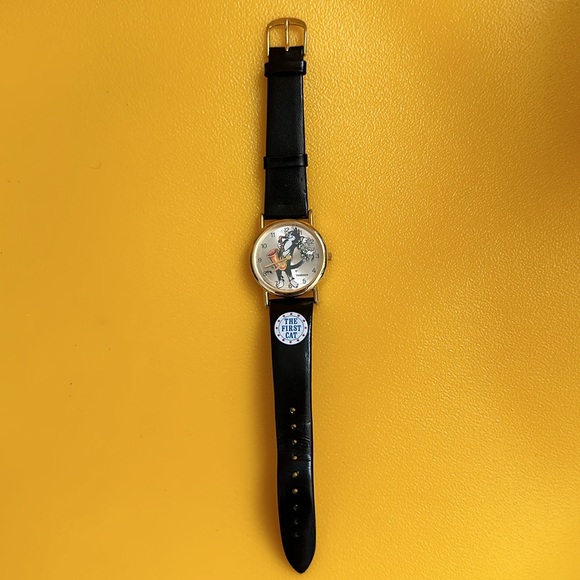Vintage 90s Valdawn “The First Cat” Watch 🎷 - Picture 2 of 5